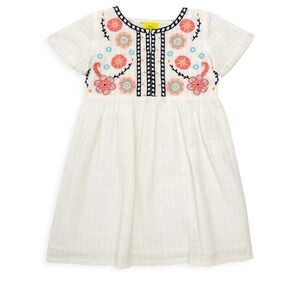 ROLLER RABBIT slyvie dress floral embroidered size 2